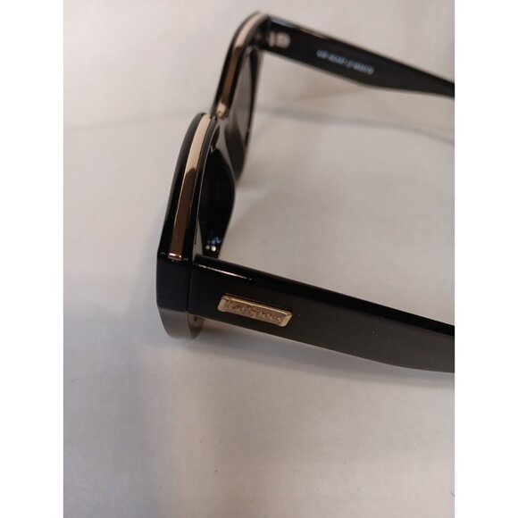 Authentic Le Specs Sunglasses AIR HEART Black Gold Khaki Mono New With Case - Picture 6 of 13